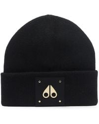 Moose Knuckles - Icon Logo-Patch Beanie Hat - Lyst