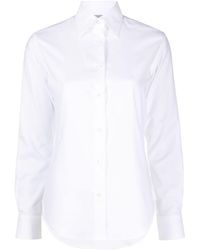 Mazzarelli - Slim-cut Cotton Shirt - Lyst