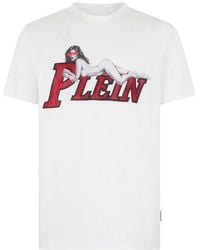 Philipp Plein - Jersey T-Shirt Plein Pin Up - Lyst