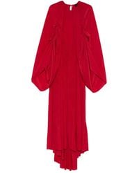 Lanvin - Gesmockte Maxi-Jurk - Lyst