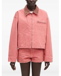 Ambush - Corduroy-Collar Zip-Up Jacket - Lyst