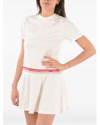 Opening Ceremony - Logo-Waistband Short-Sleeve Mini Dress - Lyst