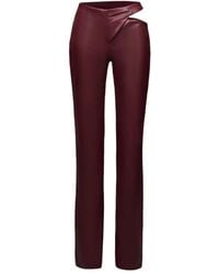 Lika - Broek Met Uitgesneden Details - Lyst