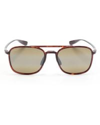 Maui Jim - Keokea Tortoiseshell Pilot Sunglasses - Lyst