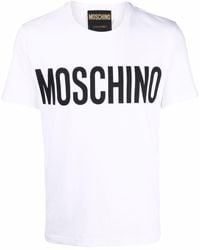 Moschino - T-Shirt mit Logo-Print - Lyst