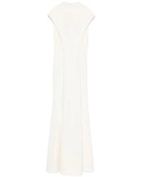 Jil Sander - Maxi-Jurk Met Kapmouwen - Lyst