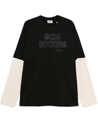 Gcds - Camiseta de manga larga con logo estampado - Lyst