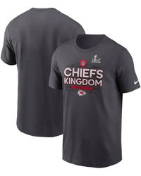 Nike - X Nfl Anthracite Kansas City Chiefs Super Bowl Local T-Shirt - Lyst