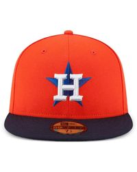 KTZ - 59Fifty Houston Astros 2017 Ac Perf Alt Fitted Cap - Lyst