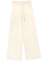Vera Wang - Jordan Wide-Leg Drawstring Trousers - Lyst