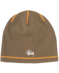 Stussy - Skullcap Waffle-Knit Beanie Hat - Lyst
