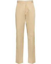 Lardini - Pantalones chinos ajustados de talle medio - Lyst