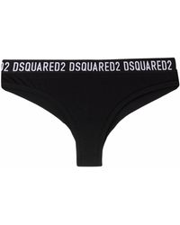 DSquared² - Logo-waist Cotton Briefs - Lyst