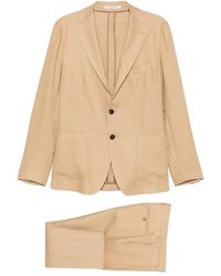 Tagliatore - Single-Breasted Notch-Lapels Suit - Lyst
