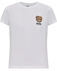 Moschino - T-Shirt Teddy Bear À Patch Logo - Lyst