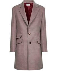 Brunello Cucinelli - ノッチドラペル シングルコート - Lyst