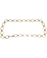 Madison - Oval-Link Chain Belt - Lyst
