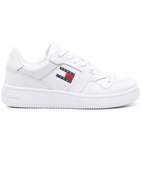 Tommy Hilfiger - Retro Basket Leather Sneakers - Lyst