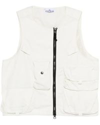 Stone Island - Zip Pocket Gilet - Lyst