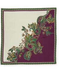 ALÉMAIS - Ruthie Floral-Print Silk Scarf - Lyst