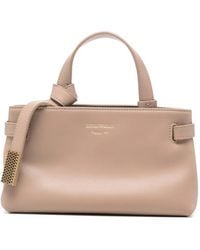 Emporio Armani - Top-Handle Tote Bag - Lyst