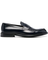 Doucal's - Almond-toe Leather Loafers - Lyst