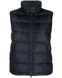 Aspesi - Padded Zip-Fastening Gilet - Lyst
