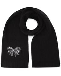Kurt Geiger - Belgravia Bow-Embellished Scarf - Lyst