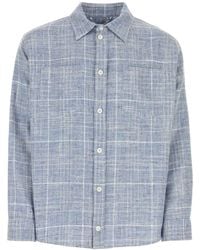 1989 STUDIO - Chambray Overhemd Met Print - Lyst