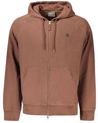 Timberland - Zip-Up Raglan-Sleeve Hoodie - Lyst