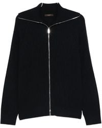 Zanone - Zip-Up Cardigan - Lyst