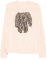 JNBY - Puppy-Embroidered Top - Lyst