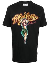 Philipp Plein - Hawaii Embellished Short-Sleeve T-Shirt - Lyst