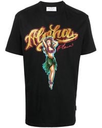 Philipp Plein - Hawaii Embellished Short-Sleeve T-Shirt - Lyst