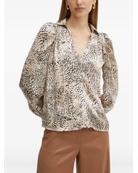 Morgan - Blouse À Imprimé Animalier - Lyst