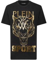 Philipp Plein - T-Shirt Round Neck Ss Tiger - Lyst