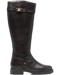 Keys - Buckle Strap Boots - Lyst