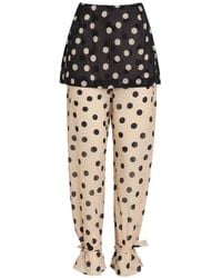 Brigitte Bardot - Charlotte Polka-Dot Trousers - Lyst
