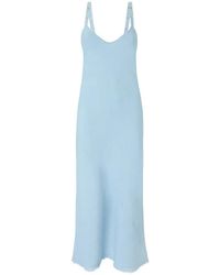Pinko - Stud-Embellished Frayed Maxi Dress - Lyst