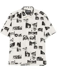 Neighborhood - Eye-Print Short-Sleeve Shirt - Lyst