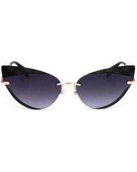 adidas - Logo-Detail Cat-Eye Frame Sunglasses - Lyst
