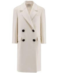 Givenchy - Wollen Jas Met Dubbele Rij Knopen - Lyst