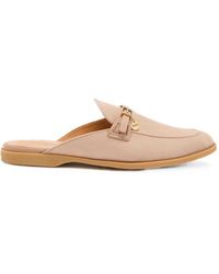Tod's - Buckle-Detail Logo-Charm Mules - Lyst