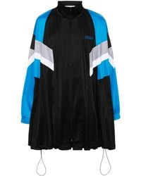 Martine Rose - Abrigo con logo bordado y diseño colour block - Lyst