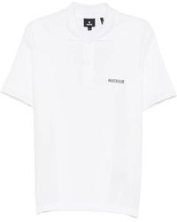 Mackage - Logo-Print Organic Cotton Polo Shirt - Lyst
