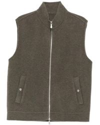Eleventy - Wool Gilet - Lyst