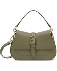Furla - Mini Flow Arch-Buckle Leather Tote Bag - Lyst