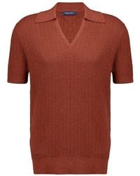Frescobol Carioca - T-Shirt Joaquim Con Scollo A V - Lyst