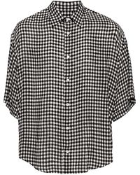 Ami Paris - Overhemd Met Gingham Ruit - Lyst