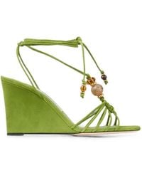 Jimmy Choo - Lova Suede Wedges - Lyst